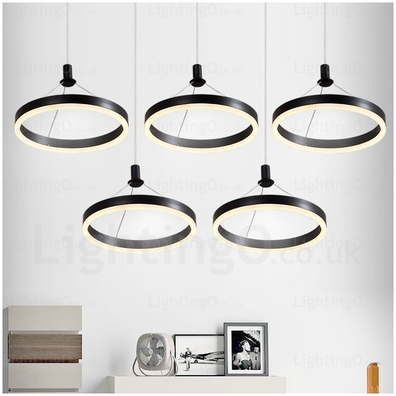 1 Light Moderni nykyaikainen riippuvalaisin akryylivarjostimella