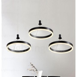 1 Light Moderni nykyaikainen riippuvalaisin akryylivarjostimella