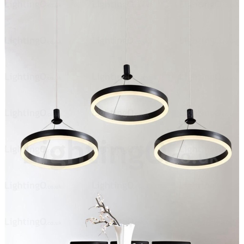 1 Light Moderni nykyaikainen riippuvalaisin akryylivarjostimella