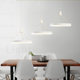 1 Light Moderni nykyaikainen riippuvalaisin akryylivarjostimella