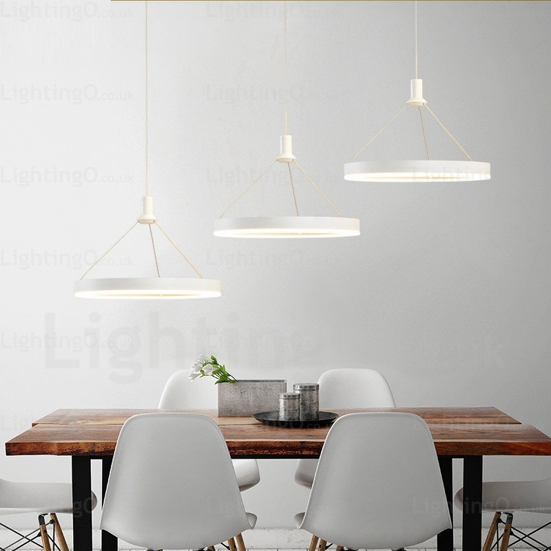 1 Light Moderni nykyaikainen riippuvalaisin akryylivarjostimella
