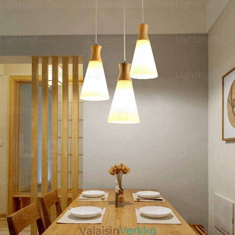 1 Kevyt Moderni nykyaikainen pohjoismainen riippuvalaisin lasivarjostimella