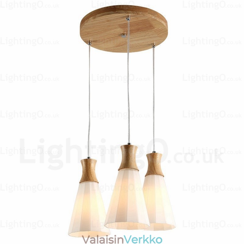 1 Kevyt Moderni nykyaikainen pohjoismainen riippuvalaisin lasivarjostimella