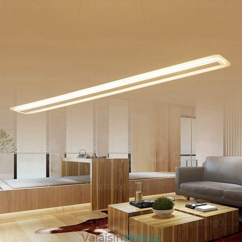 1 Light Moderni nykyaikainen riippuvalaisin akryylivarjostimella