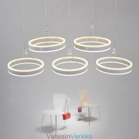 2 Light Moderni nykyaikainen riippuvalaisin akryylivarjostimella 2 Light Moderni nykyaikainen riippuvalaisin akryylivarjostimella