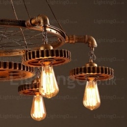 7 Light Vintage Retro riippuvalaisin