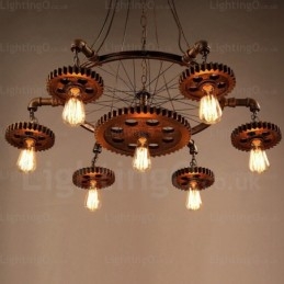 7 Light Vintage Retro riippuvalaisin