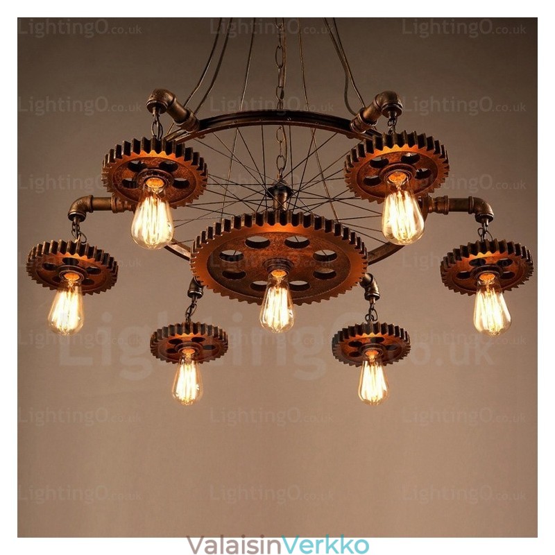 7 Light Vintage Retro riippuvalaisin