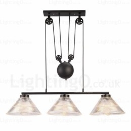2 Light Moderni nykyaikainen riippuvalaisin lasivarjostimella