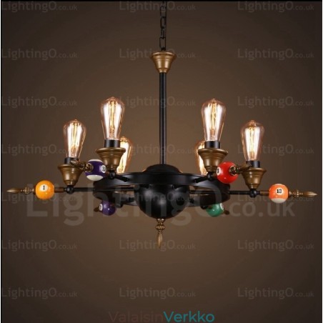 4 Light Country Rustic Vintage Retro riippuvalaisin 4 Light Country Rustic Vintage Retro riippuvalaisin