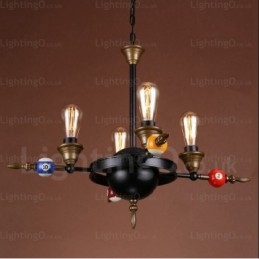 4 Light Country Rustic Vintage Retro riippuvalaisin