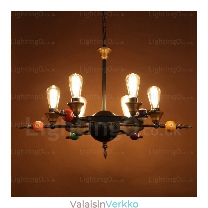 4 Light Country Rustic Vintage Retro riippuvalaisin