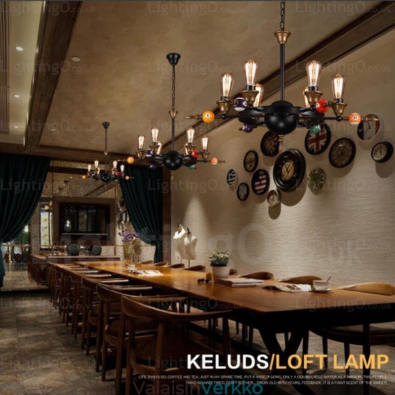 4 Light Country Rustic Vintage Retro riippuvalaisin