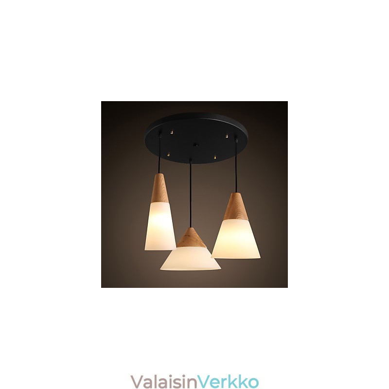 Kattokruunu Mini Style Moderni, nykyaikainen metalli 3 kevyt riippuvalaisin