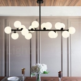 16 Kevyt pohjoismainen riippuvalaisin lasivarjostimella