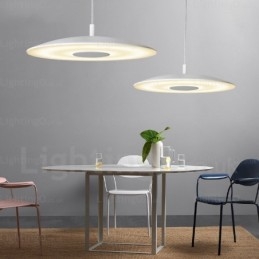 1 Light Moderni nykyaikainen riippuvalaisin lasivarjostimella