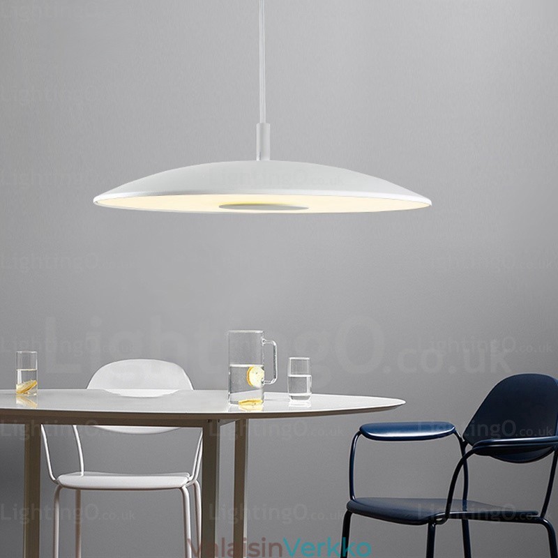 1 Light Moderni nykyaikainen riippuvalaisin lasivarjostimella