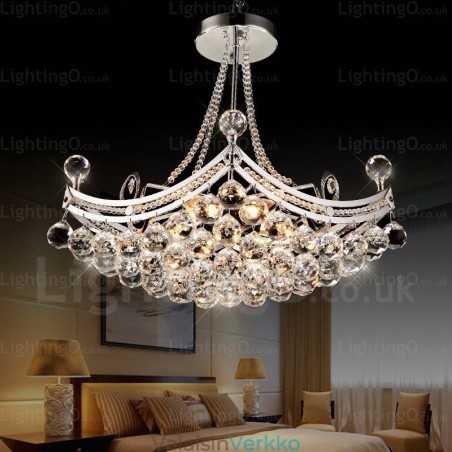 5 Light Moderni nykyaikainen riippuvalaisin kristallivarjostimella 5 Light Moderni nykyaikainen riippuvalaisin kristallivarjostimella