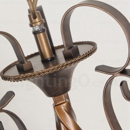 1 kevyt maalaismainen kattovalaisin lasivarjostimella