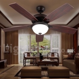 52" Country Retro Rustic Lodge Vintage kattotuuletin