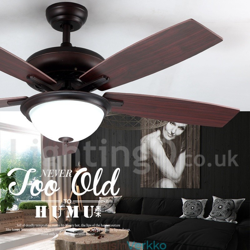52" Country Retro Rustic Lodge Vintage kattotuuletin