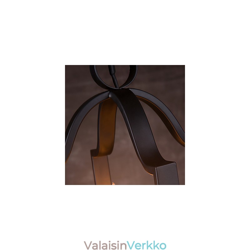 4 Light Vintage Minimalistinen rautamaalaus riippuvalaisin