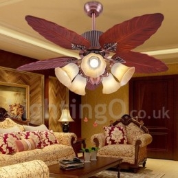 48" Country Retro Rustic Lodge Vintage kattotuuletin