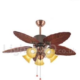 48" Country Retro Rustic Lodge Vintage kattotuuletin
