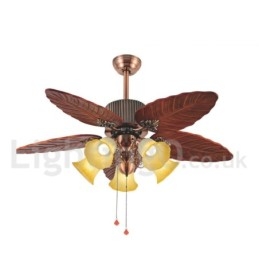 48" Country Retro Rustic Lodge Vintage kattotuuletin
