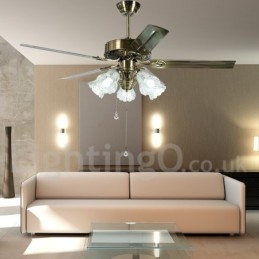 52" eurooppalaistyylinen vintage-kattotuuletin