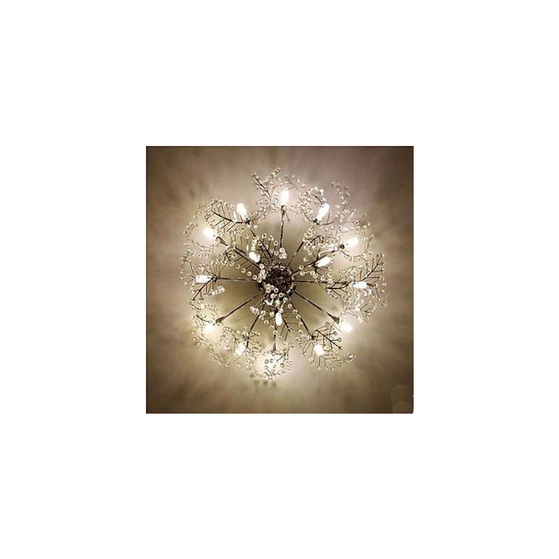 Ruostumattomasta teräksestä syövytetty Deciduous Crystal Ceiling Llight