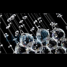 Moderni nykyaikainen kattokruunu uppoasennettava riippuvalaisin Crystal Rain Drop Light