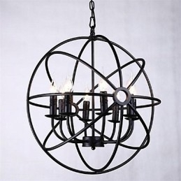 Mini-tyylinen kattokruunu-riippuvalo Moderni nykyaikainen Perinteinen Klassinen Rustiikki Lodge Retro Lyhty Country Globe