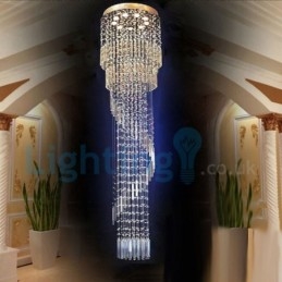 Moderni nykyaikainen kattokruunu uppoasennettava riippuvalaisin Crystal Rain Drop Light