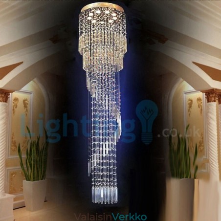 Moderni nykyaikainen kattokruunu uppoasennettava riippuvalaisin Crystal Rain Drop Light Moderni nykyaikainen kattokruunu uppoasennettava riippuvalaisin Crystal Rain Drop Light