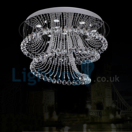 Moderni nykyaikainen kattokruunu uppoasennettava riippuvalaisin Crystal Rain Drop Light Moderni nykyaikainen kattokruunu uppoasennettava riippuvalaisin Crystal Rain Drop Light