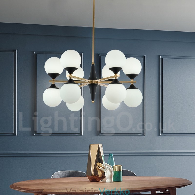 Nordic 12 lamppuvalaisin kattokruunu valot Magic Bean Lamp Creative lamput