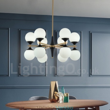 Nordic 12 lamppuvalaisin kattokruunu valot Magic Bean Lamp Creative lamput Nordic 12 lamppuvalaisin kattokruunu valot Magic Bean Lamp Creative lamput