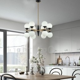 Nordic 12 lamppuvalaisin kattokruunu valot Magic Bean Lamp Creative lamput