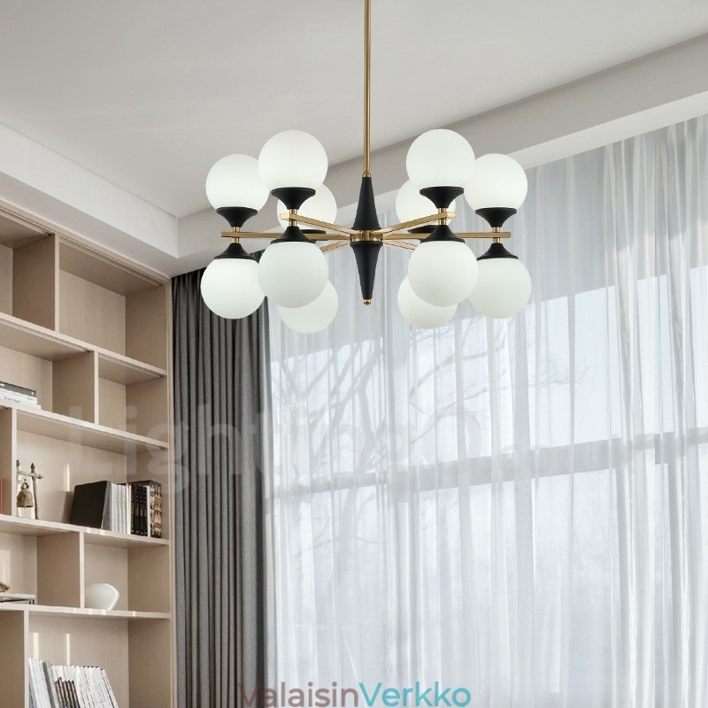 Nordic 12 lamppuvalaisin kattokruunu valot Magic Bean Lamp Creative lamput