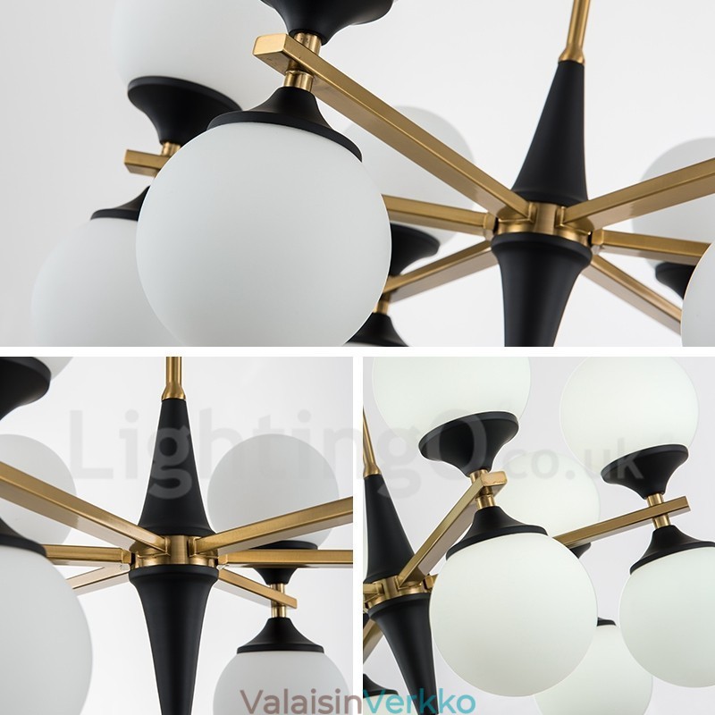 Nordic 12 lamppuvalaisin kattokruunu valot Magic Bean Lamp Creative lamput