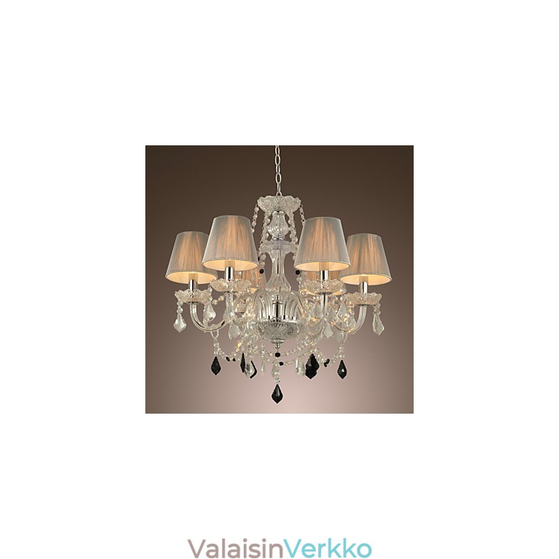 Kattokruunu Crystal Luxury Modern 1 Tasers Living 6 Lights