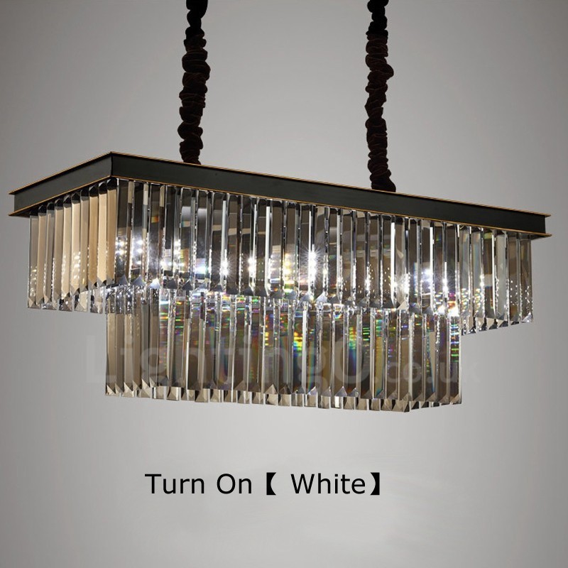 Retro Crystal Pendant Light Cafe -näyttelysali