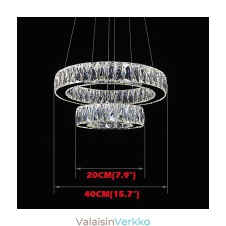 Crystal Kattokruunu Valot Moderni Valaistus Kaksi rengasta D2040 K9 Suuri kristalli kodin kattovalaisimet Crystal Kattokruunu Valot Moderni Valaistus Kaksi rengasta D2040 K9 Suuri kristalli kodin kattovalaisimet