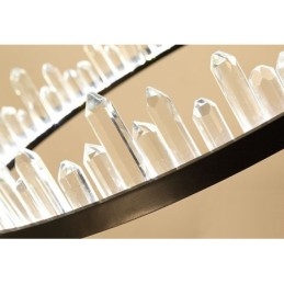 Moderni muoti Double Circle Crystal -riippuvalaisin