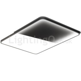 Modernit Minimalistiset Ultraohuet 5 cm:n alumiiniset suorakaiteen upotettavat kattovalot