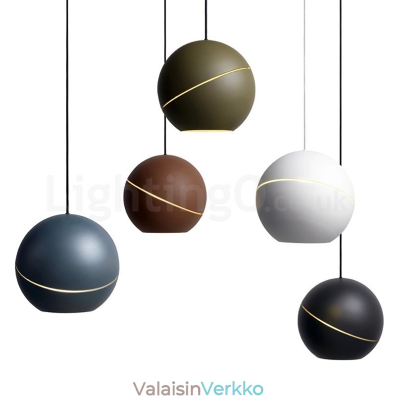 Moderni pallon muotoinen vuodevalaisin riippuvalaisin