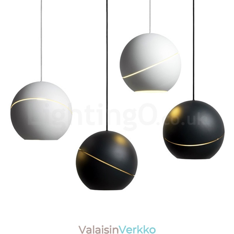 Moderni pallon muotoinen vuodevalaisin riippuvalaisin