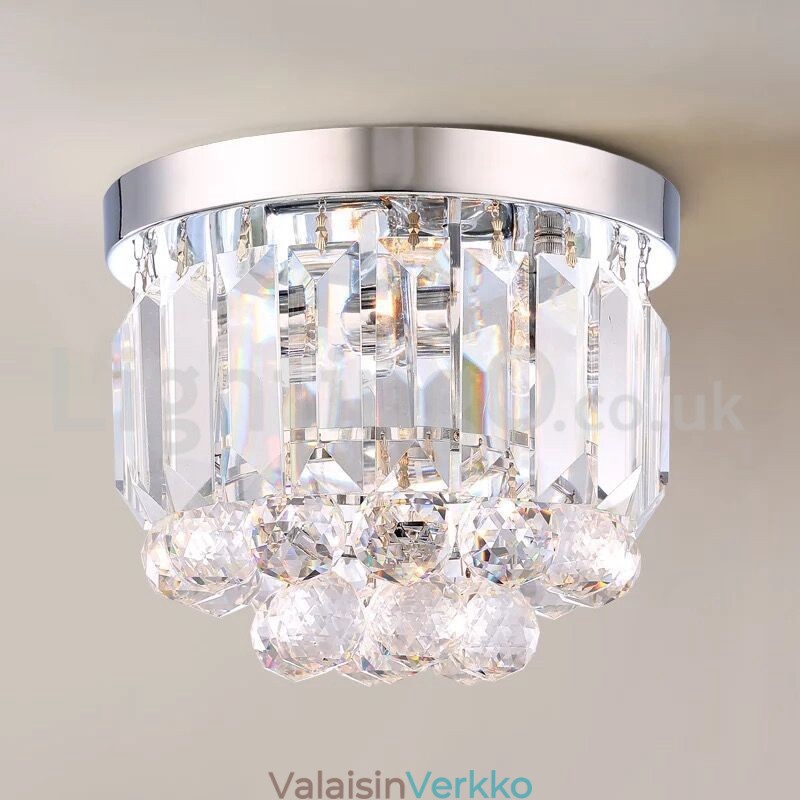 Modernit Crystal uppoasennettavat kattovalot
