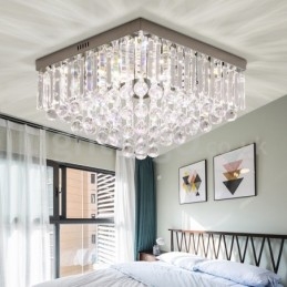 Nykyaikaiset 40 cm:n 50 cm:n neliömäiset Crystal-uppoasennusvalot